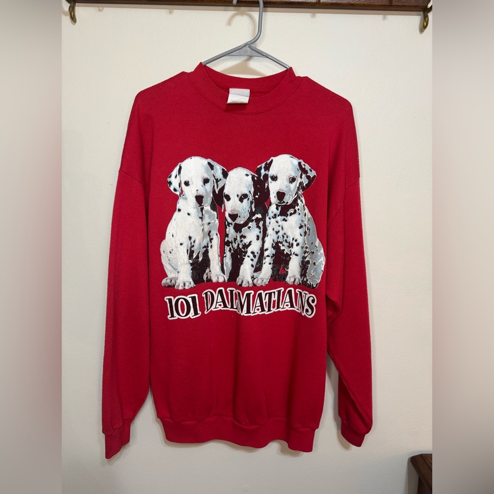 Vintage 90s Disney 101 Dalmatians crewneck sweatshirt